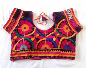 Вышитая блузка гуджарати-индийская Этническая готовая блузка-оптовая торговля вышитыми блузками rabari