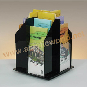 ชั้นวางเอกสาร A4 1/3ชั้นวางโบรชัวร์แสดงนิตยสาร - Product Image 5