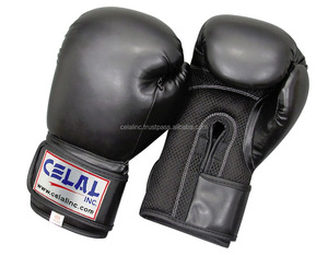 Guantes de boxeo de cuero PU personalizados, Logo personalizado, fabricante de guantes de boxeo para entrenamiento en gimnasio, venta al por mayor - Product Image 1