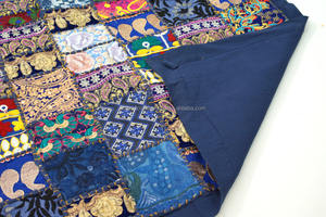 Décoration murale en coton bleu simple en gros - Product Image 6