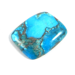 Hecho a mano 4,35 Gms americano turquesa rectángulo cojín cabujón 21x25mm piedras preciosas naturales piedras sueltas para la fabricación de joyas IG1334 - Product Image 1