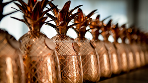 Taza de cobre puro sólido con forma de piña para artículos de Bar y fiestas Vodka Cocktails Drinking Cup y Moscow Mule Mugs - Product Image 5