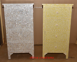 Muebles Hechos a Mano con Incrustaciones de Nácar, Hueso al por Mayor para Sala de Estar, para Decoración del Hogar, Tienda en India - Product Image 1