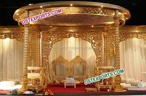 Mandap de Cristal para Bodas Indias, Último Diseño, Conjunto de Mandap de Cristal, Conjunto de Sillas para Mandap de Bodas Indias, Australia, Estados Unidos, Reino Unido, DST - Product Image 3