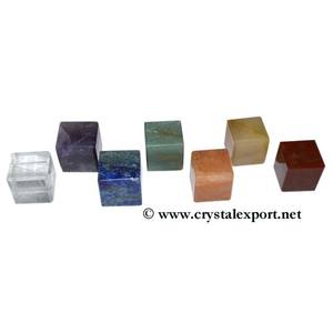 New Arrival 7 Set Eco-Friendly Healing Stones Chakra Symbol <b>Engraved</b> Agate Gemstones Carved Mascot Love Souvenir Healing <b>Tools</b> - Product Image 3