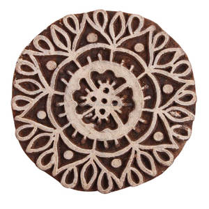 Vintage Floral <b>Wooden</b> Printing <b>Blocks</b> for Craft Manufacturer on INDIANSHELF WB-2926 - Product Image 1