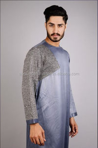 Jubba musulman pour homme Robe musulmane Daffah pour homme Designer arabe traditionnel musulman Vêtements personnalisés Thobes - Product Image 3