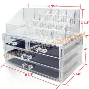 Affichage cosmétique acrylique d'usine/plateau d'affichage en acrylique Nake up/support d'affichage de lotion crème pour le visage - Product Image 3