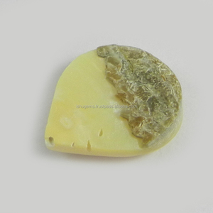Cabochon de cœur de perle en nacre naturelle, pierres précieuses amples, pour la fabrication de bijoux, 21x19mm, 3.05 gms - Product Image 3