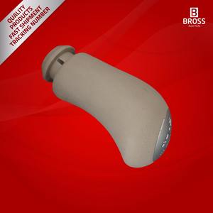 BSP545 5-Speed <b>Gear</b> Shift Stick <b>Knob</b> Beige Chrome for 8200079112 - Product Image 3