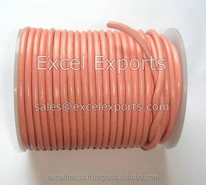 El proveedor mayorista indio Excel Exports ofrece una banda de encaje de cuero para pulseras y joyería Textiles y productos de cuero - Product Image 3
