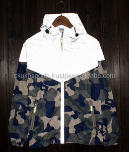 Chaqueta Bomber 3 en 1 de alta visibilidad con logotipo personalizado 300D, chaqueta de satén reflectante de seguridad para el trabajo en invierno, patrón de letras - Product Image 4