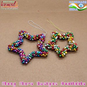 Adorno Navideño Metálico Plano Multicolor, Campana, Estrella, Corazón, Luna - Product Image 2