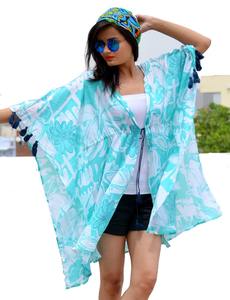 NUEVA LLEGADA KAFTAN CORTO AZUL CIELO - Product Image 6