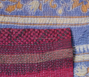 <b>Indian</b> Handmade Cotton Blanket Kantha <b>Quilt</b> - Product Image 2