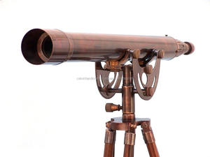 Viking Beautiful Antique <b>Copper</b> Anchor master Telescope with floor Stand Telescope - Product Image 2
