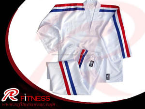 Ropa de Karate para Entrenamiento y Competición, Tela de Lona de 14 oz, 100% Algodón, Costuras Resistentes / Artes Marciales - Product Image 6