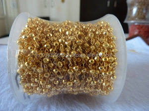 ทองชุบ Pyrite ลูกปัดหินธรรมชาติผลิตและอุปทานขายส่งหิน - Product Image 5