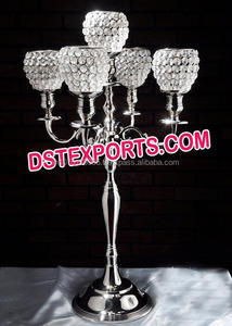 Centro de Mesa de Bola de Cristal para Decoración de Mesa de Boda India, Color y Forma Personalizados, Ligero - Product Image 5