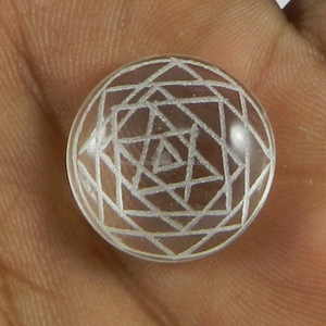 Cabujón de corte brillante redondo de 19mm, joyería de piedras preciosas de rubí de Cuarzo Rosa Blanco Natural, Cristal Tallado de piedras preciosas de corte brillante Suelto - Product Image 3