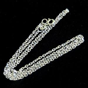 Cadena de plata de ley 925 lisa, excelente, venta al por mayor, italiana - Product Image 3
