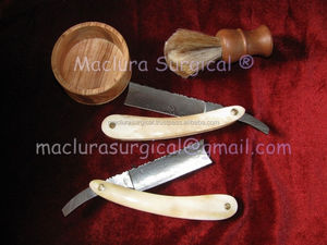 Rasoir de coiffeur professionnel en acier damas avec échelle en os de chameau Produit de qualité supérieure - Product Image 4