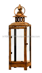 Iron Metal <b>Lanterns</b> Decorative <b>Lantern</b> With Glass for Home Restaurant Candle <b>Lantern</b> Home Decor Indoor Lighting Able Top - Product Image 2