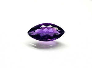Atractiva forma de marquesa de piedras preciosas de amatista para hacer joyas, piedras preciosas de amatista facetadas, gemas sueltas y lisas - Product Image 2