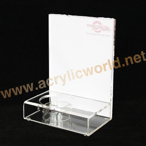 Présentoir de bouteille de vin acrylique en gros d'usine/vitrine de bouteille de vin - Product Image 4