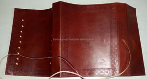 Wholesale Handmade Genuine <b>Leather</b> Address Book Plain Strap Closure Hardcover Style <b>Diary</b> - Product Image 5