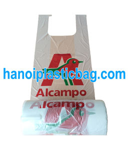 Sacs t-shirt en rouleau, sacs de vente au détail, sacs en plastique bio-sourcés - Product Image 2