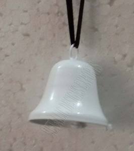 Adorno de metal de campana colgante de Navidad personalizado exclusivo para decoraciones navideñas únicas Color personalizable - Product Image 3