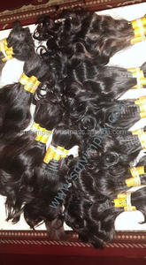 Pelo crudo de la mejor calidad. ¡100% sin procesar! ¡Sin mezcla de pelo animal! Precio barato virgen indio Remy cabello humano a granel - Product Image 4