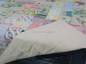 Queen Size Vintage Kantha Quilt Patchwork Kantha Blanket - Product Image 3