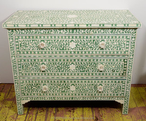 Cajonera con incrustaciones de hueso indio - Product Image 4