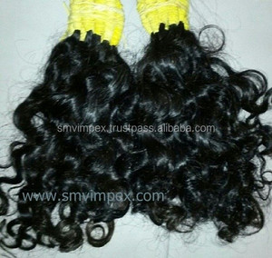 Vendeur de cheveux de temple indiens bruts d'Inde, vendeurs de cheveux indiens vierges naturels, extensions de cheveux indiens Remy 100% cheveux humains - Product Image 4