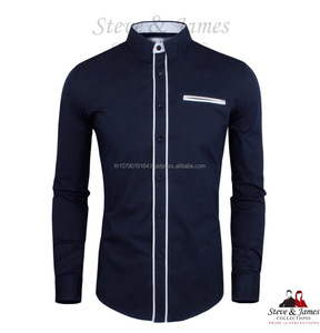 Steve & James Thai marque 2021 saison d'été anti-rétrécissement chemises résistantes aux rides pour les hommes de travail fil teint Apparal - Product Image 6
