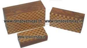 Boîte de rangement de bibelots décoratifs, boîte de rangement de bijoux-marron et doré pour filles et femmes - Product Image 3