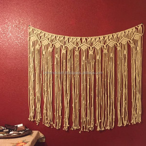 Cortina de Macramé Elegante de Alta Calidad, Gran Tamaño, para Bodas, Decoración de Pared, Hermoso Adorno - Product Image 1