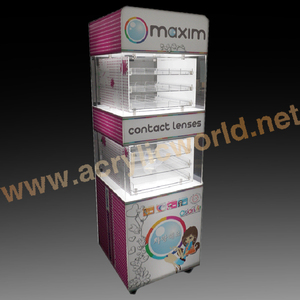 Estante de exhibición de acrílico, venta al por mayor para estuche de lentes de contacto - Product Image 4