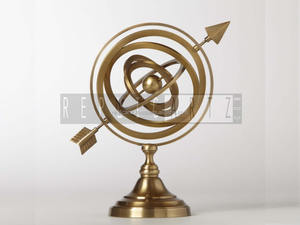 Sphère armillaire décorative en métal Décoration de bureau de table Globe armillaire - Product Image 3