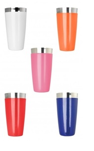 Powder Coated <b>Copper</b> Eco-Friendly <b>Bar</b> Shaker Cocktail Shaker Mixing Boston Shaker for Party - Product Image 3