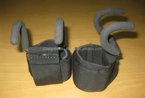 GAF Custom Gymnastic Pro Weightlifting Hooks Steel and Rubber Pull-up Grip Strap with Wrist Support for Training Workouts - Product Image 3