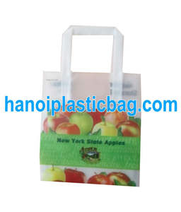 Nice Printing tri fold handle plastic bag - Product Image 2