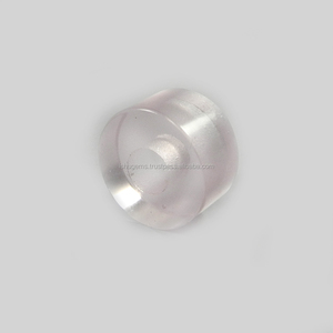 14x8x5mm smooth tyre beads - Rose chalcedony - Gemstone big hole beads - european beads for <b>bracelet</b> - IG0126 - Product Image 4