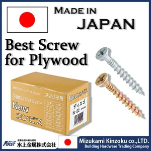 reliable drywall screw with Chromate treatment made in Japan