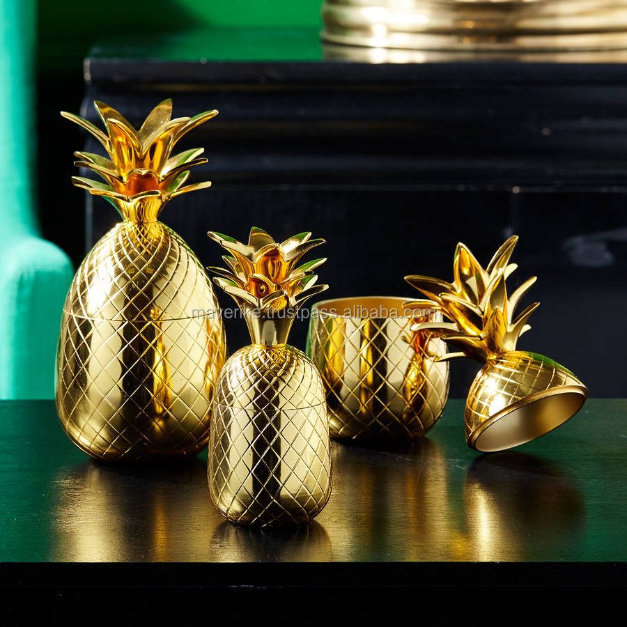 Pineapple Cocktail Shaker - Stainless Steel Mixer Tool