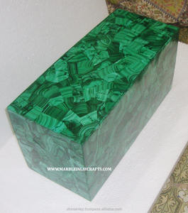 Belle boîte de Malachite en pierre décorative - Product Image 1