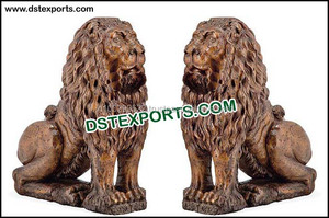 Últimas Golden Pari Fiber Decoraciones DE BODA Estatuas de bienvenida para entrada de boda Estatuas de decoración elegante - Product Image 2