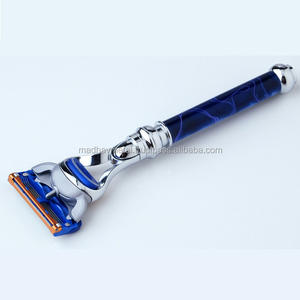 Maquinillas de Afeitar de Cartucho Reutilizables al por Mayor y Precio de Fábrica, Marca OEM, Diseño Nuevo Personalizado para Hombre - Product Image 4